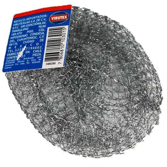 Esponja Acero Galvanizado Virutex X 25 Unidades