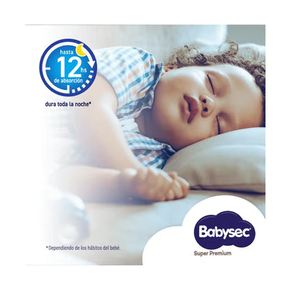 Pañales Babysec Super Premium Talla XXG Paquete x 54 unidades