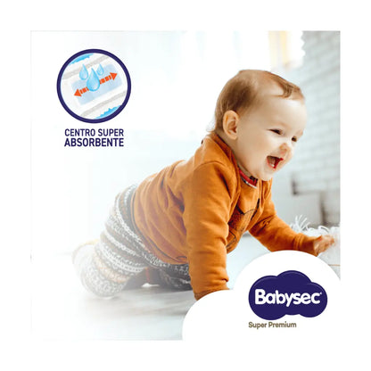 Pañales Babysec Super Premium Talla XXG Paquete x 54 unidades