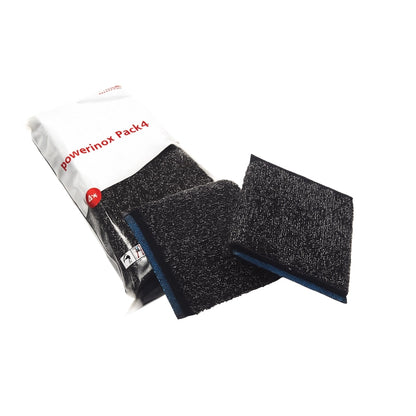 Esponja Reutilizable Acero Inox Power Inox Vileda Prof. Pack X 4 Unids
