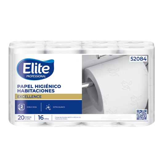 Papel Higiénico Elite Hotel Doble Hoja 20 Mts. x 48 unids