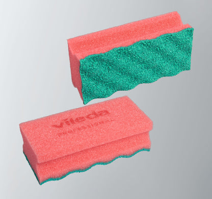Esponja Grande Acanalada Puractive Vileda Prof Pack X 10 Unids.