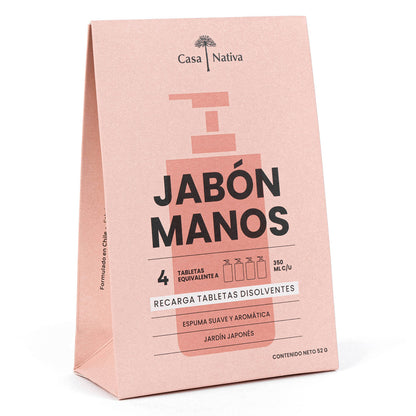 Jabón Espuma Casa Nativa Jardín Japonés x 4 tabletas