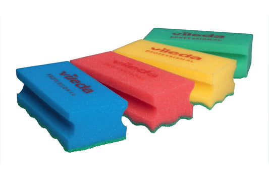 Esponja Grande Acanalada Puractive Vileda Prof Pack X 10 Unids.