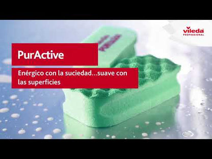 Esponja Grande Acanalada Puractive Vileda Prof Pack X 10 Unids.