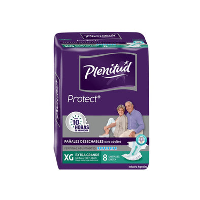 Pañales Plenitud Protect Talla XG x 8 unids