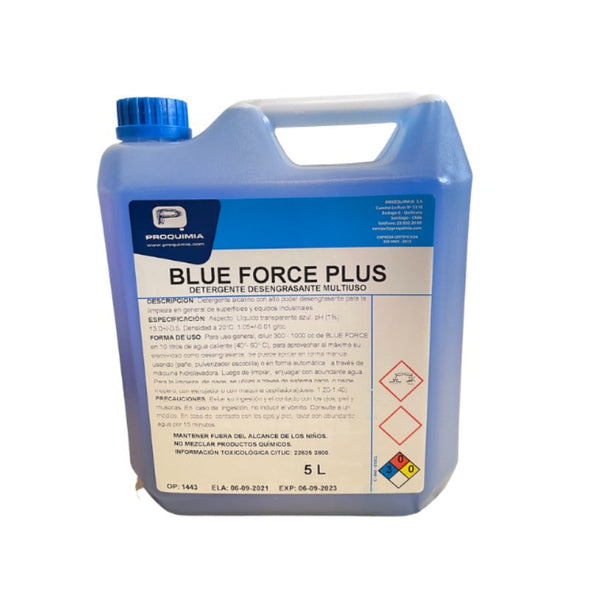 Desengrasante Pqm Concentrado Industrial Blue Florce Caja X 2 Un