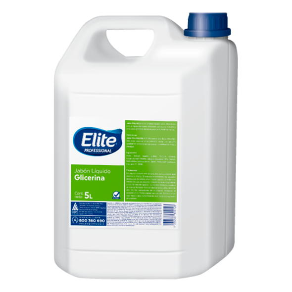Caja Jabón Líquido Elite Glicerina 2 x 5 lt.
