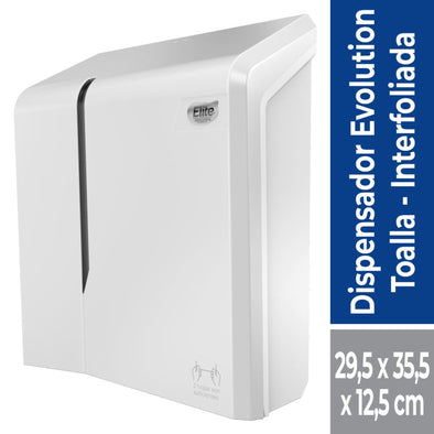 Dispensador Evolution Elite Toalla Interfoleada blanca
