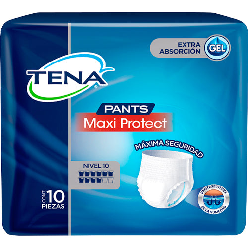 Calzón Pañal Tena Pants Maxi Protect Talla M x 10 unids