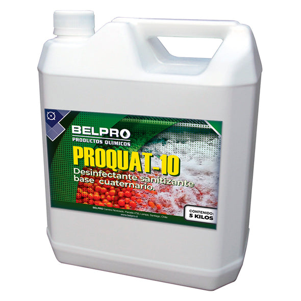 Desinfectante y Sanitizante Amonio Cuaternario Proquat-10 / 5 Litros