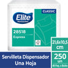 Caja Servilletas para Dispensador Elite Express una hoja 21,6 x 10,5 cms / 48 x 250 unids