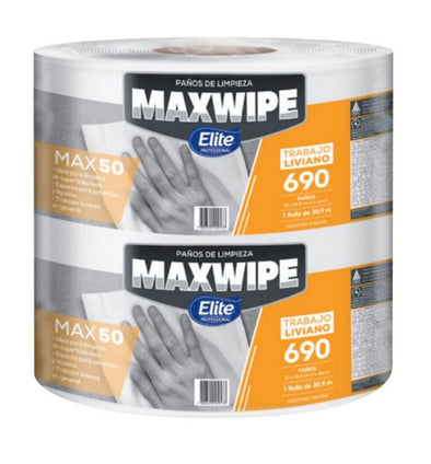 Paño Maxwipe Elite Bobina 690 unidades